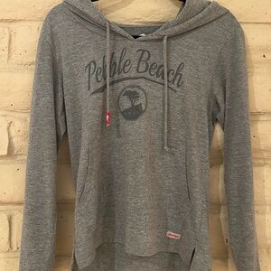 Pebble Beach Women's Gray Hoodie